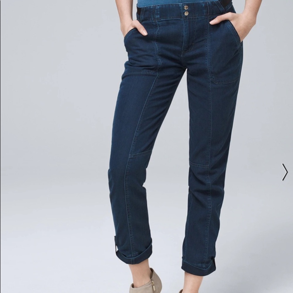 MID-RISE PRET-A-PEDI CROP PANTS